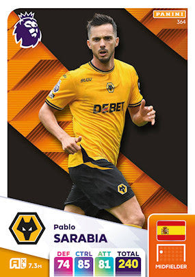 Panini Adrenalyn XL Premier League 2025 - Single WOLVERHAMPTON WANDERERS Cards (#352 - #369)