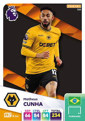 Panini Adrenalyn XL Premier League 2025 - Single WOLVERHAMPTON WANDERERS Cards (#352 - #369)