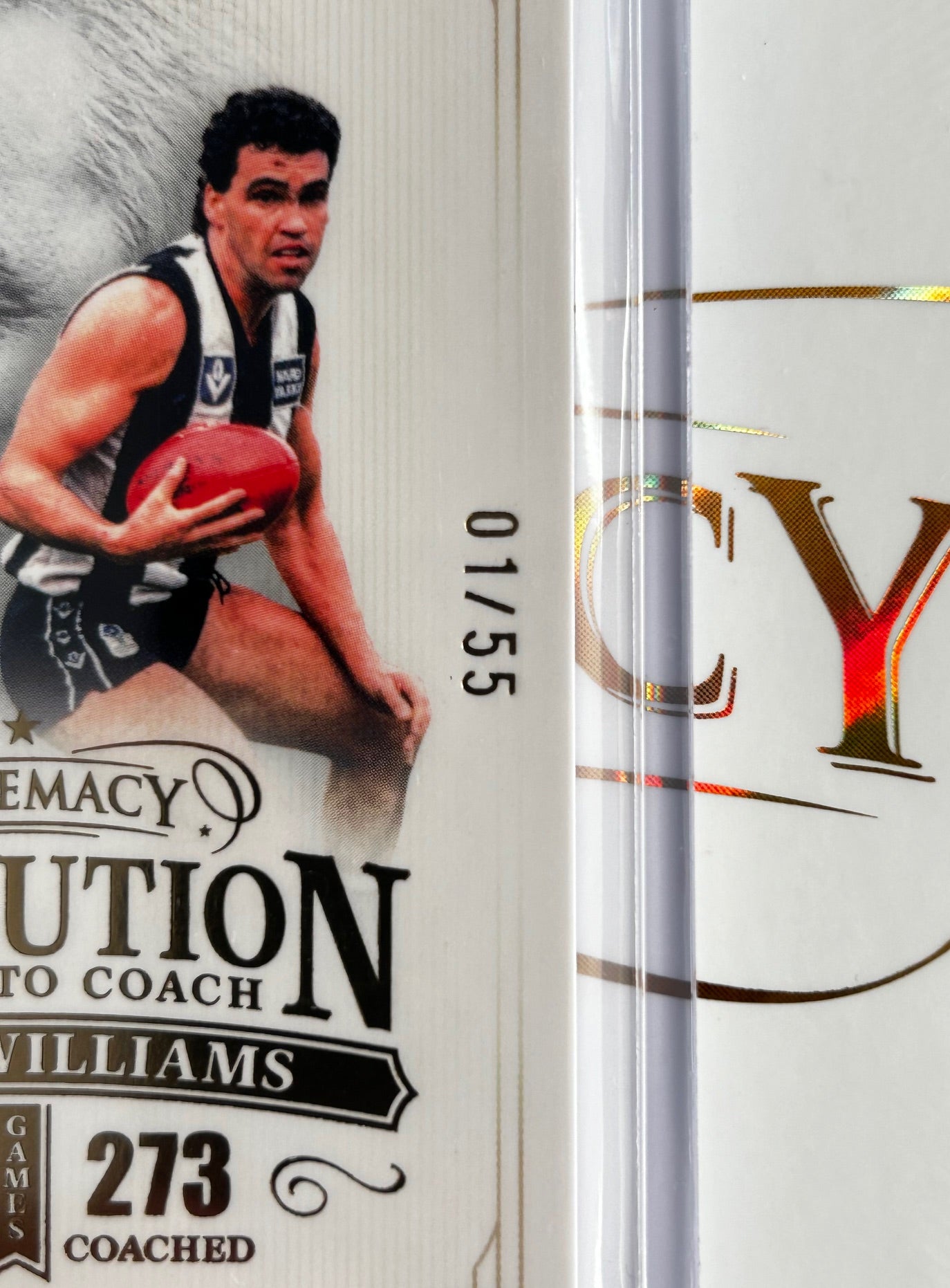 2024 AFL Select Supremacy - MARK WILLIAMS (COLLINGWOOD & PORT ADELAIDE) Evolutions /55 E23 - #1 of 55 Print Run