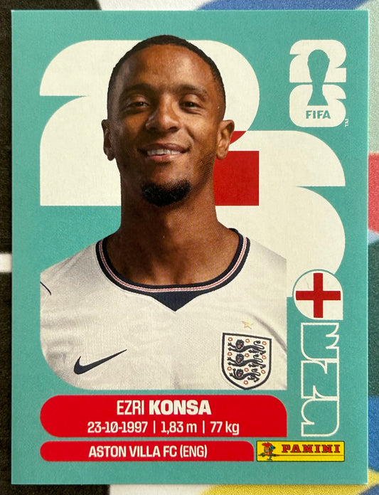 Panini FIFA World Cup 2026 Official Sticker Collection - EZRI KONSA (ENGLAND) ENG5