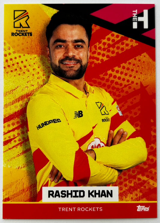 Topps The Hundred 2022 Trading Card Collection - RASHID KHAN (Trent Rockets)