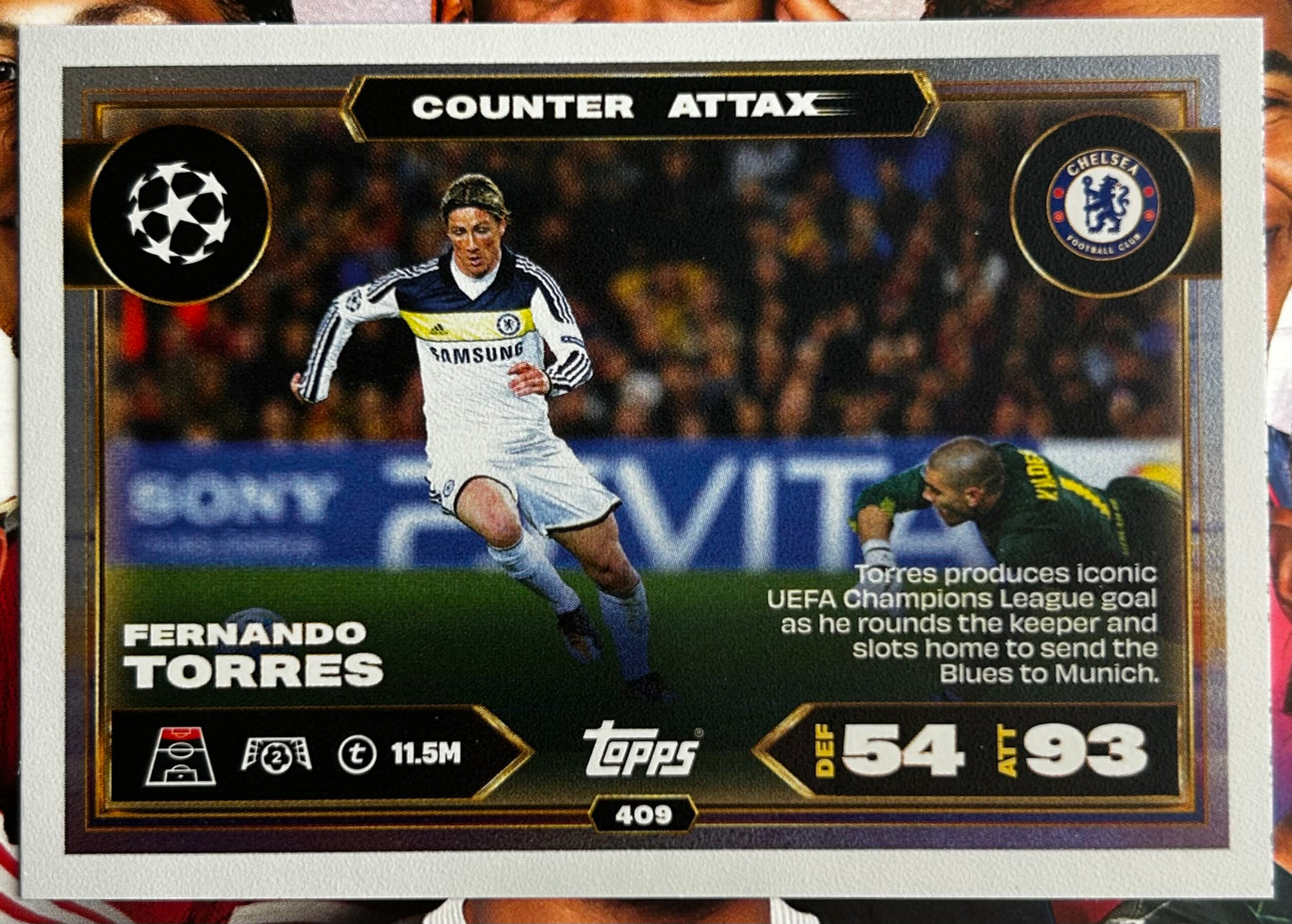 2025-26 Topps UCC Match Attax - COUNTER ATTAX Rainbow Plus Foil (#406-#414) 1:3 packs