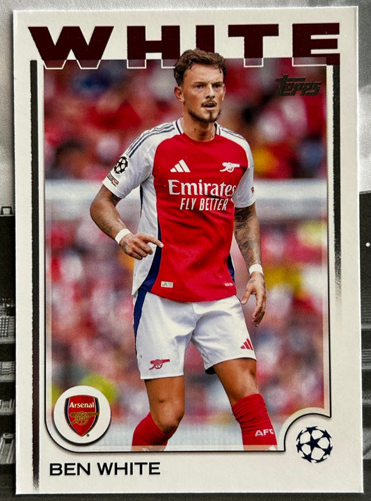 2024-25 Topps UEFA Club Competitions - BEN WHITE (ARSENAL) Base #95