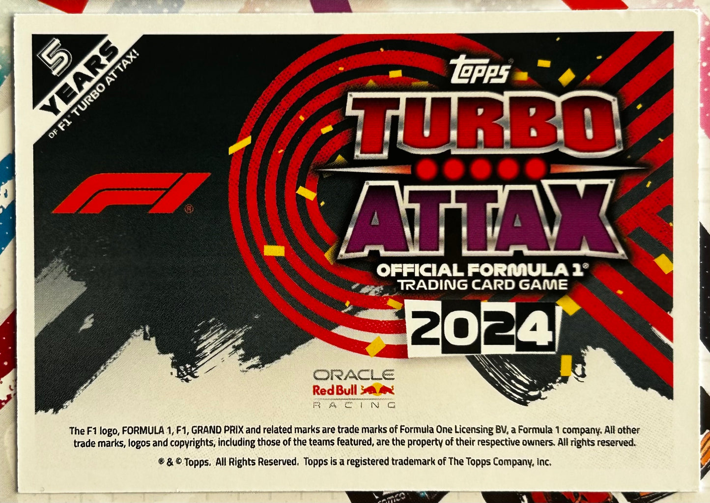 Topps F1 Turbo Attax 2024 - SERGIO PEREZ (ORACLE RED BULL) Signature Style Holo Foil #18