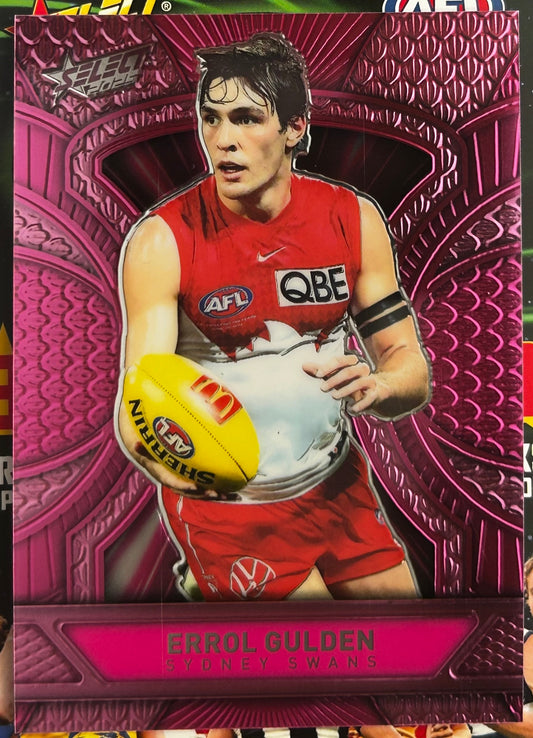 Select AFL 2025 Footy Stars - ERROL GULDEN (SYDNEY SWANS) Pink Dragon Scales LDP76