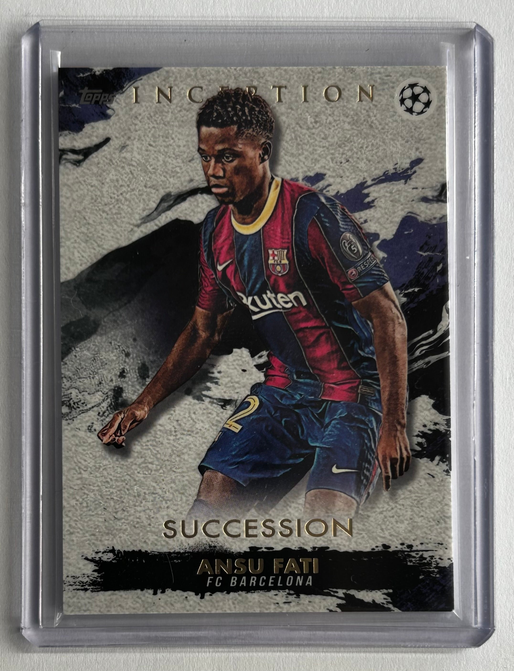 2020-21 Topps Inception UCL - ANSU FATI (FC BARCELONA) Succession – JaqJnr