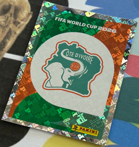 Panini FIFA World Cup 2026 Official Sticker Collection - EMBLEM (IVORY COAST) Foil Sticker CIV1