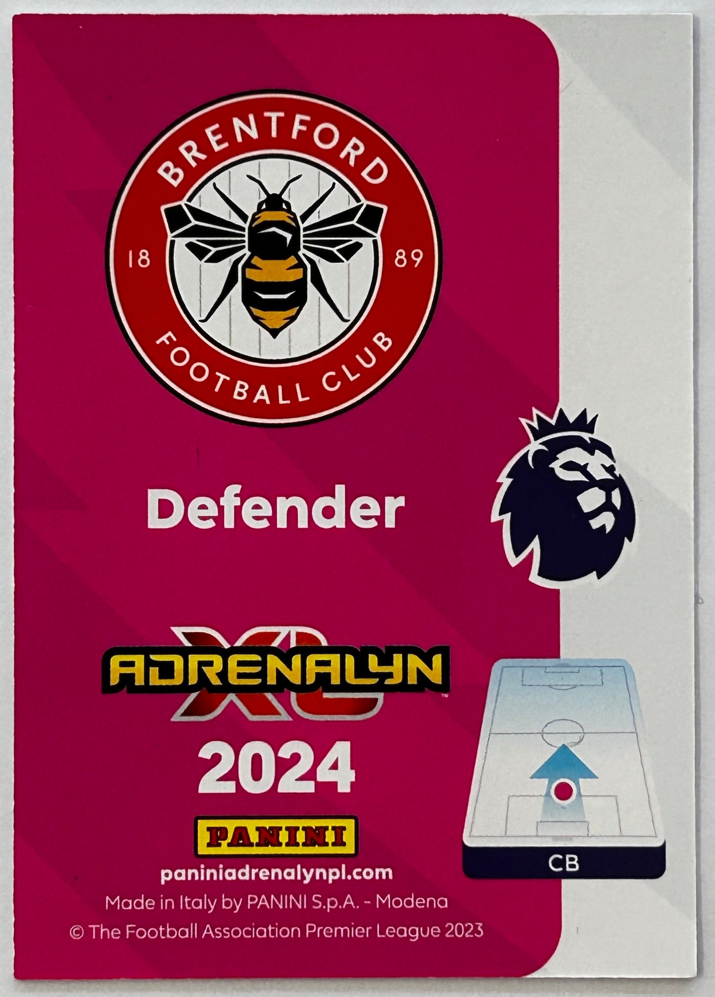 Panini Adrenalyn XL Premier League 2024 - NATHAN COLLINS (BRENTFORD) Star Signing 479