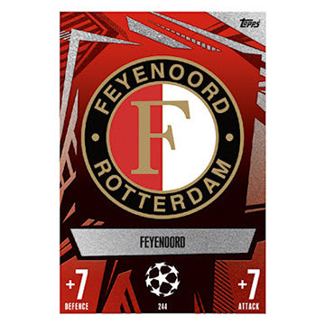 Topps 2023-24 Match Attax UEFA Single FEYENOORD Cards (#244 - #252)