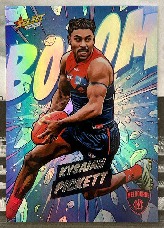 Select AFL Footy Stars 2026 - KYSAIAH PICKETT (MELBOURNE) Ice Booom BI106 /510