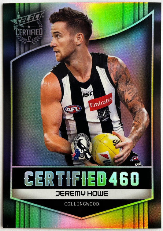 Select AFL 2017 Certified - JEREMY HOWE (COLLINGWOOD) Certified 460 C45