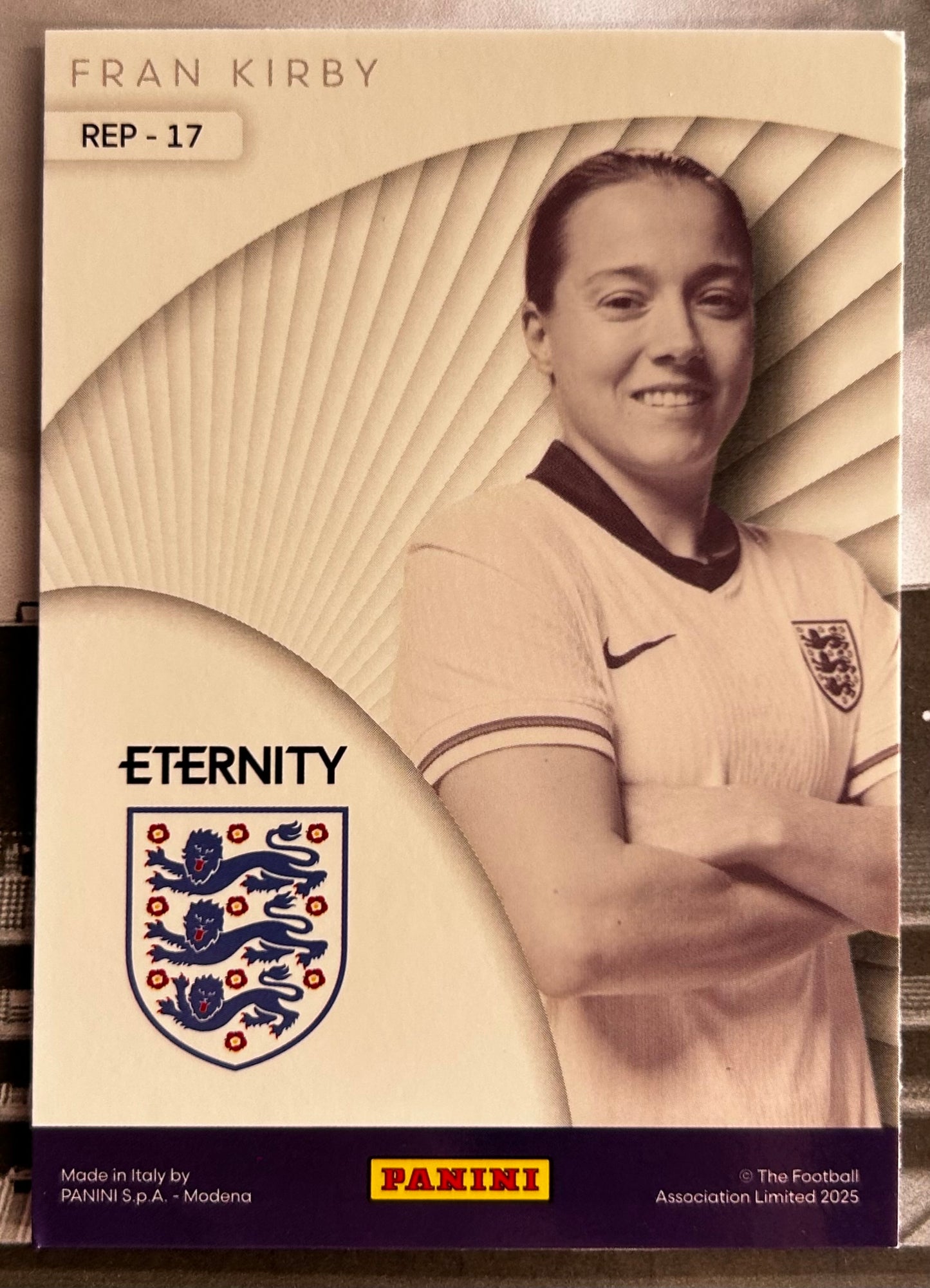 Panini Eternity Lionesses 2025 - FRAN KIRBY (ENGLAND) Represent #REP-17