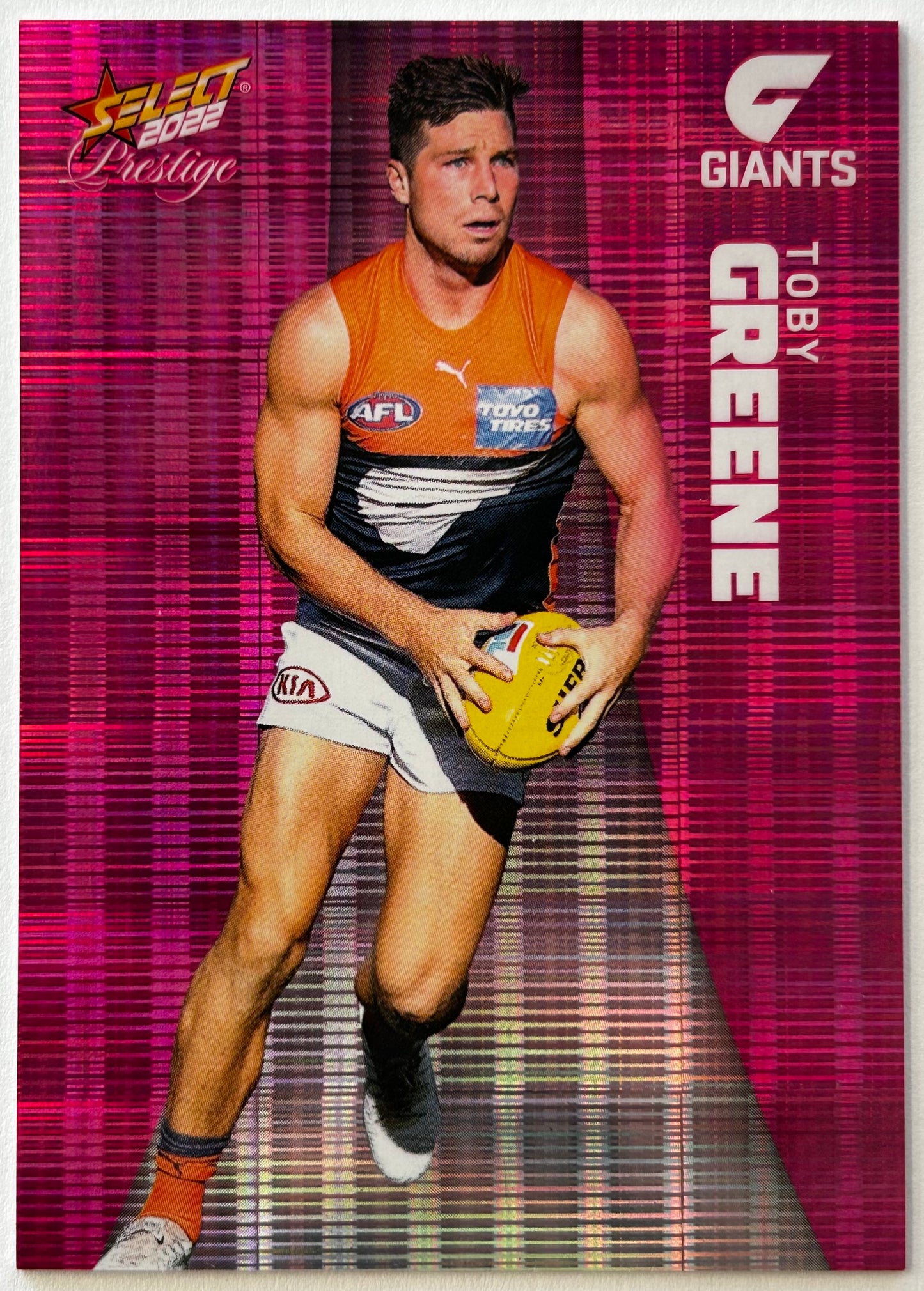 2022 AFL Select Prestige - TOBY GREENE (GWS GIANTS) Pink #67 /325