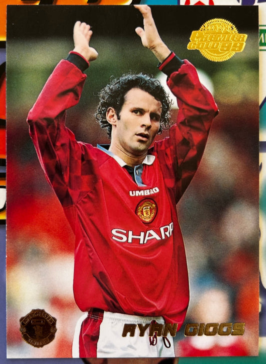 Merlin's Premier Gold 99 Trading Cards - RYAN GIGGS (MANCHESTER UNITED) #87