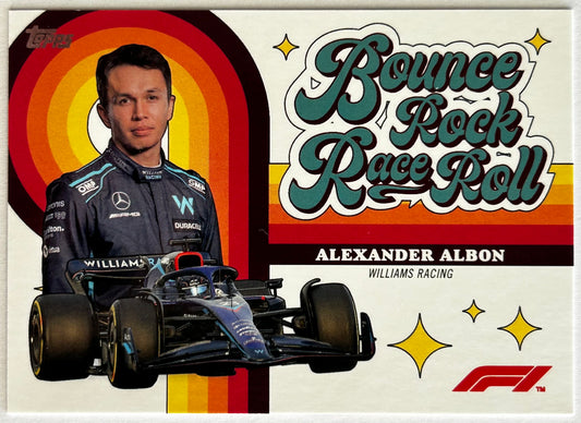 Topps Formula One Flagship 2022 - ALEXANDER ALBON (WILLIAMS RACING) Bounce Rock Race Roll BRRR-AA