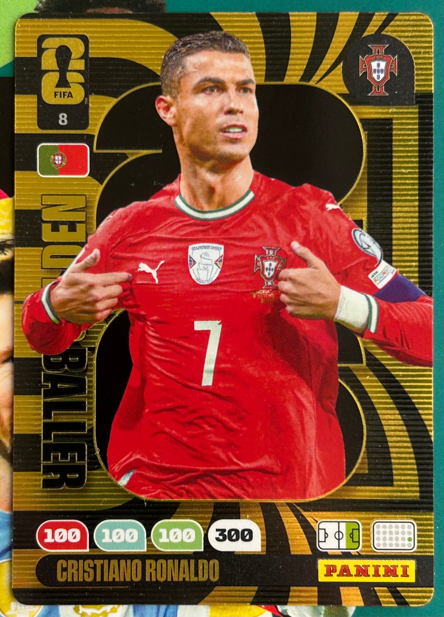 Panini FIFA World Cup 2026 Adrenalyn XL - CRISTIANO RONALDO (PORTUGAL) Golden Baller #8