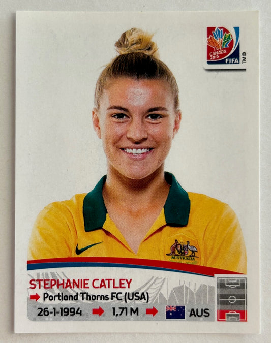 Panini FIFA Women's World Cup Canada 2015 - STEPHANIE CATLEY (AUSTRALIA) Sticker #274
