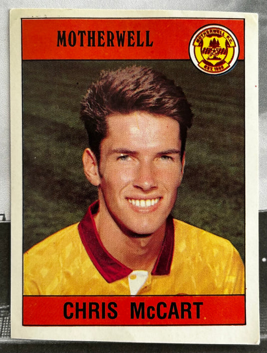 Panini Football 90 Sticker - CHRIS McCART (MOTHERWELL) #433