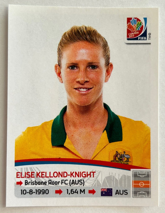 Panini FIFA Women's World Cup Canada 2015 - ELISE KELLOND-KNIGHT (AUSTRALIA) Sticker #279