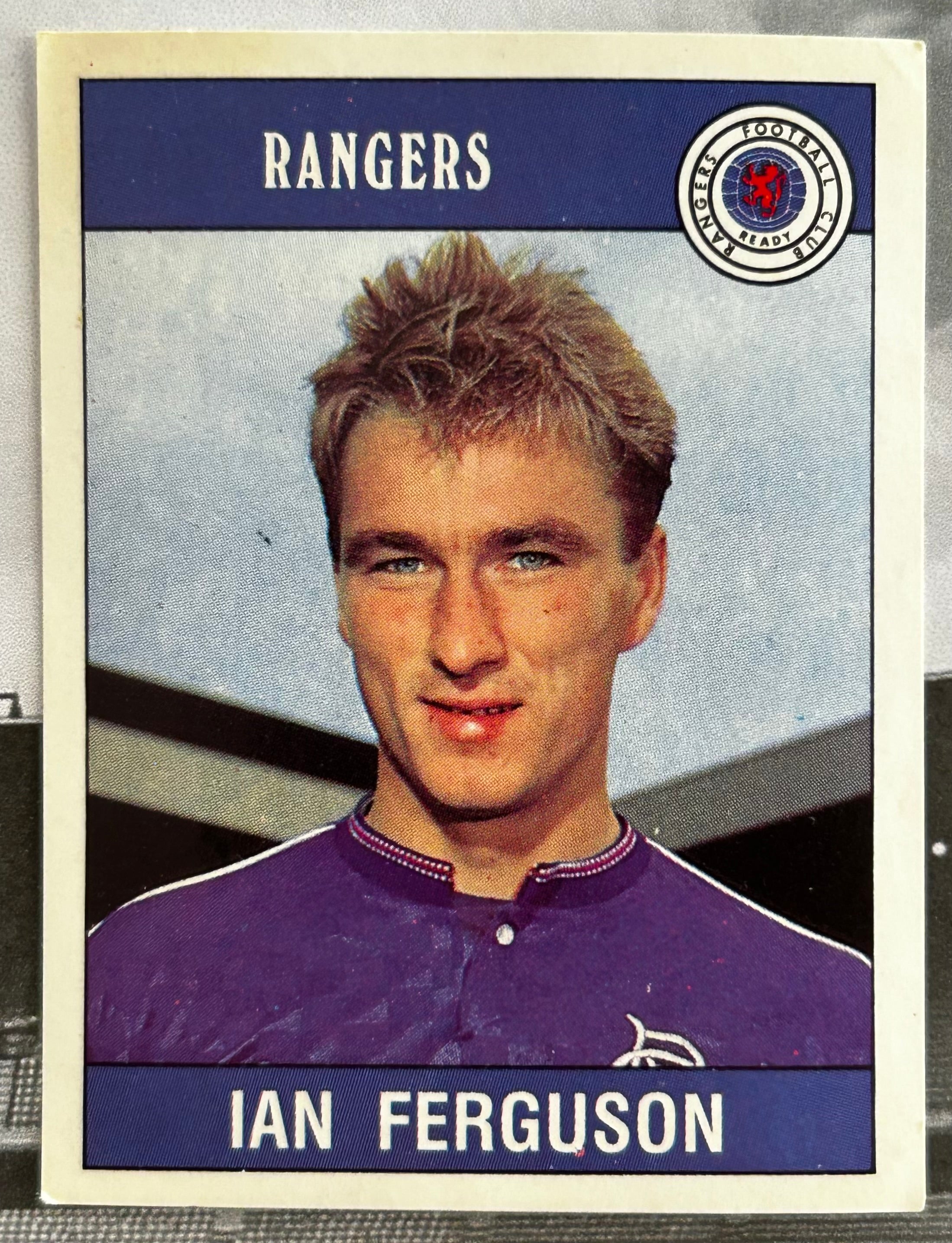 Panini Football 90 Sticker - IAN FERGUSON (RANGERS) #448 – JaqJnr