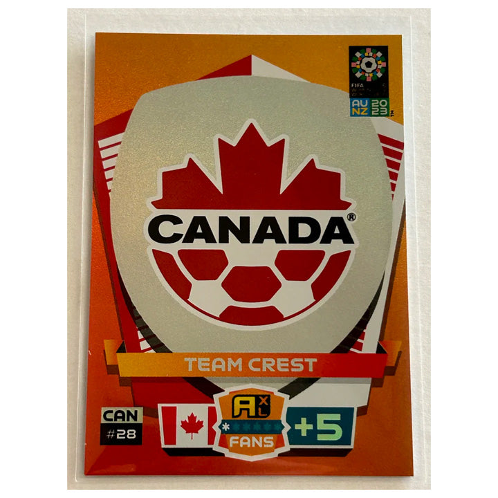 Panini Adrenalyn XL FIFA Women's World Cup 2023 - Single CANADA Cards (#28 - #36)