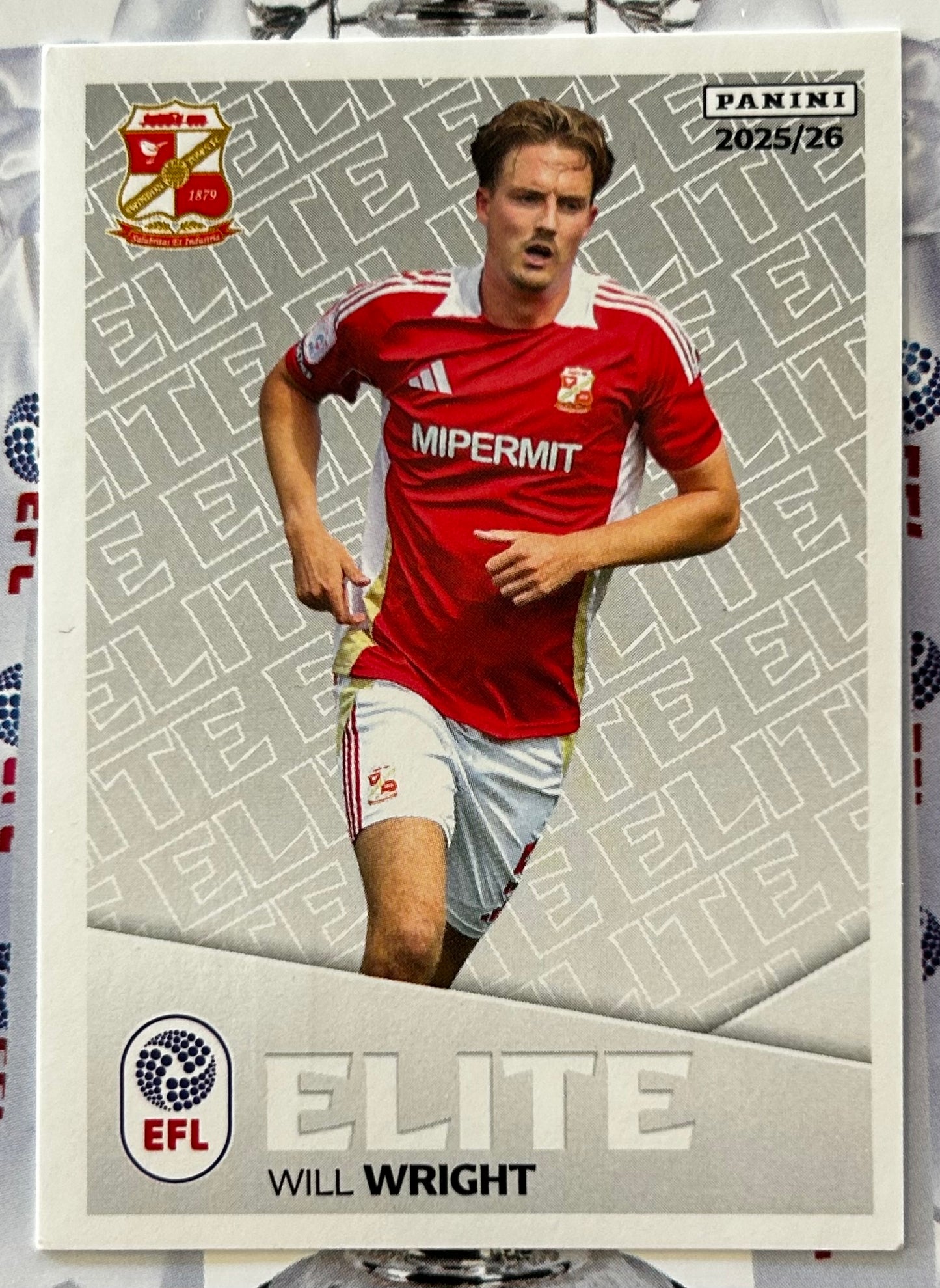 Panini EFL 2025-26 Sticker Collection - WILL WHITE (SWINDON TOWN) Elite #255