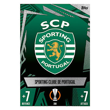 Topps 2023-24 Match Attax UEFA Single SPORTING CP Cards (#289 - #297)