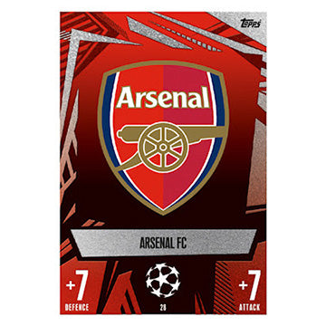 Topps 2023-24 Match Attax UEFA Single ARSENAL Cards (#28 - #45)