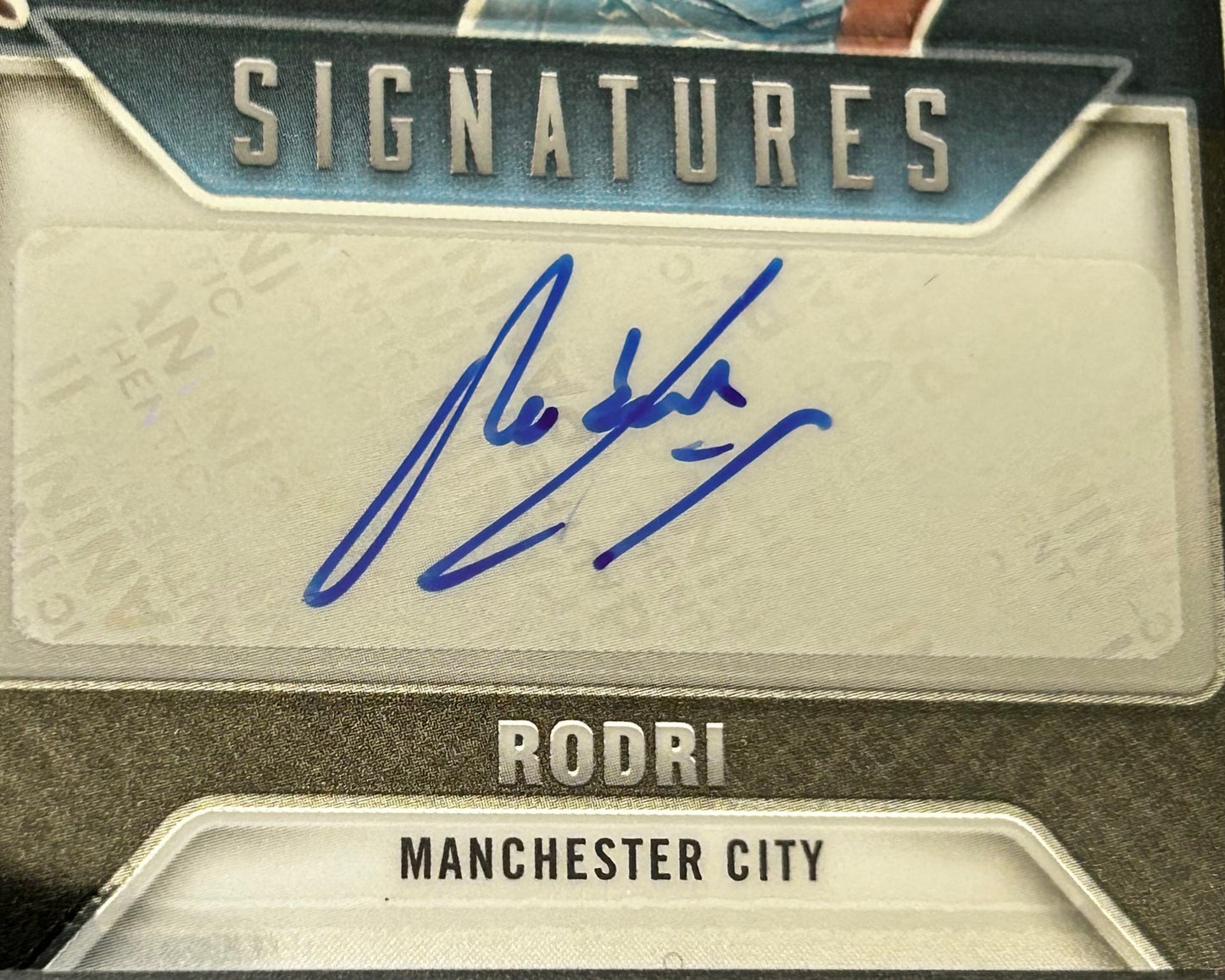 2021-22 Panini Prizm Premier League Soccer - RODRI (MANCHESTER CITY) Signatures S-RRI