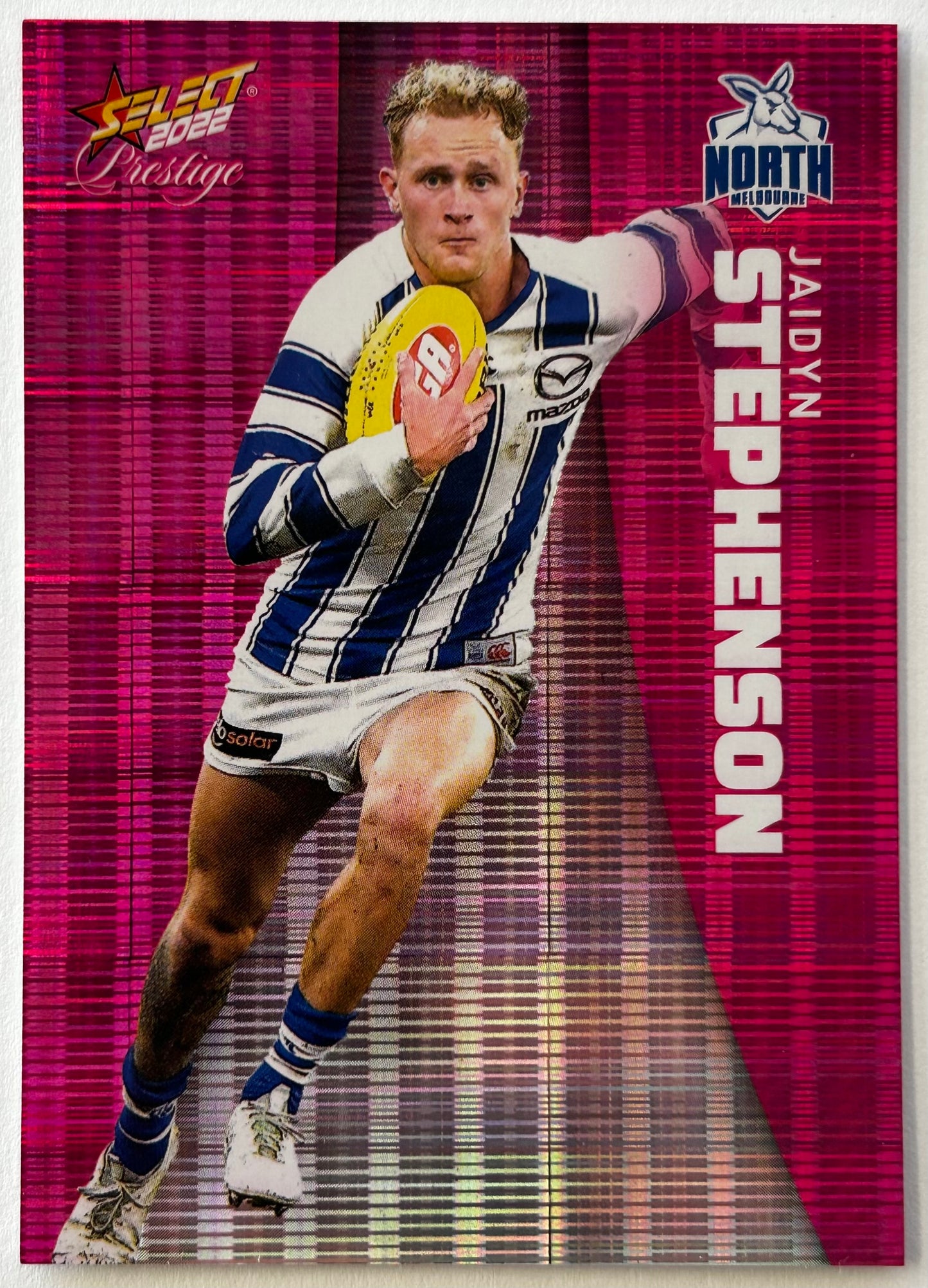 2022 AFL Select Prestige - JAYDEN STEPHENSON (NORTH MELBOURNE) Pink #106 /325