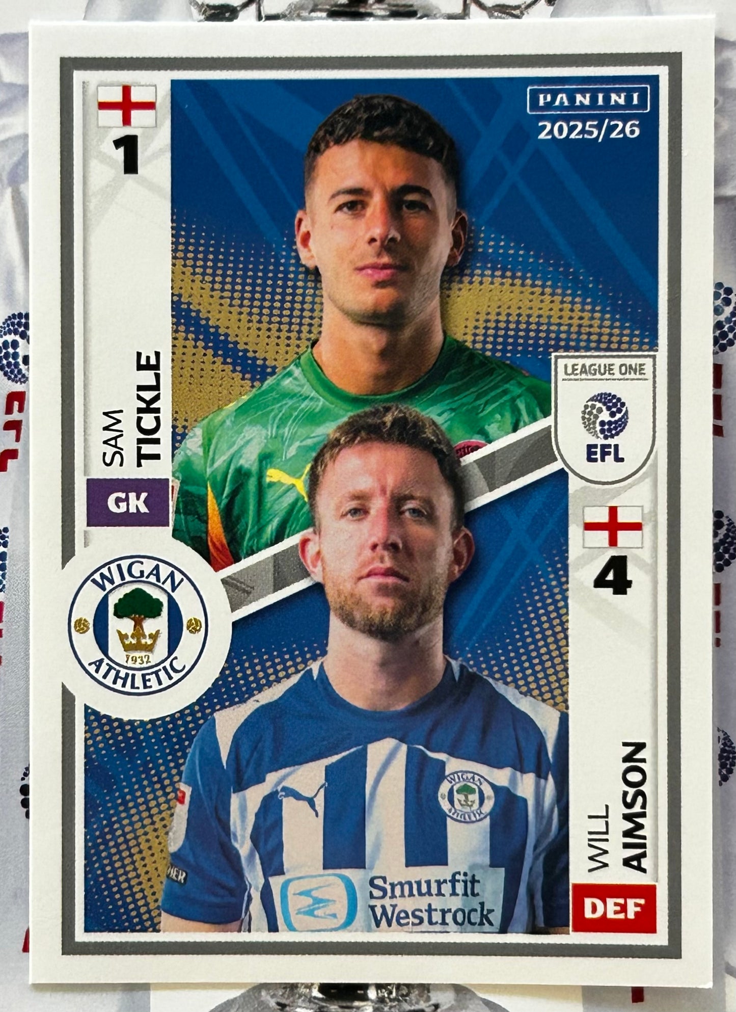 Panini EFL 2025-26 Sticker Collection - Single LEAGUE ONE Stickers (#629 - #676)