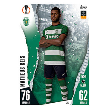 Topps 2023-24 Match Attax UEFA Single SPORTING CP Cards (#289 - #297)