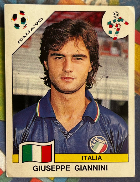 Panini FIFA World Cup Italia 90 Sticker - GIUSEPPE GIANNINI (ITALY) #51