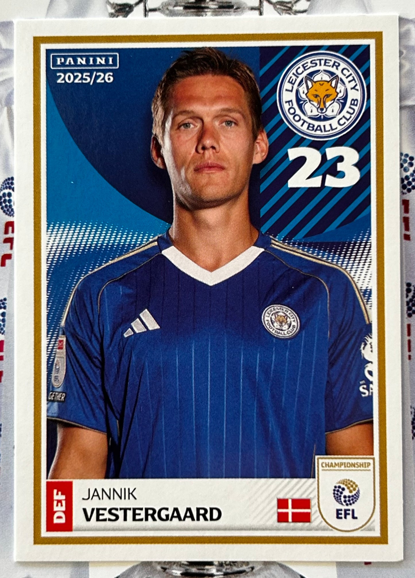 Panini EFL 2025-26 Sticker Collection - Single LEICESTER CITY Stickers (#161 - #178)