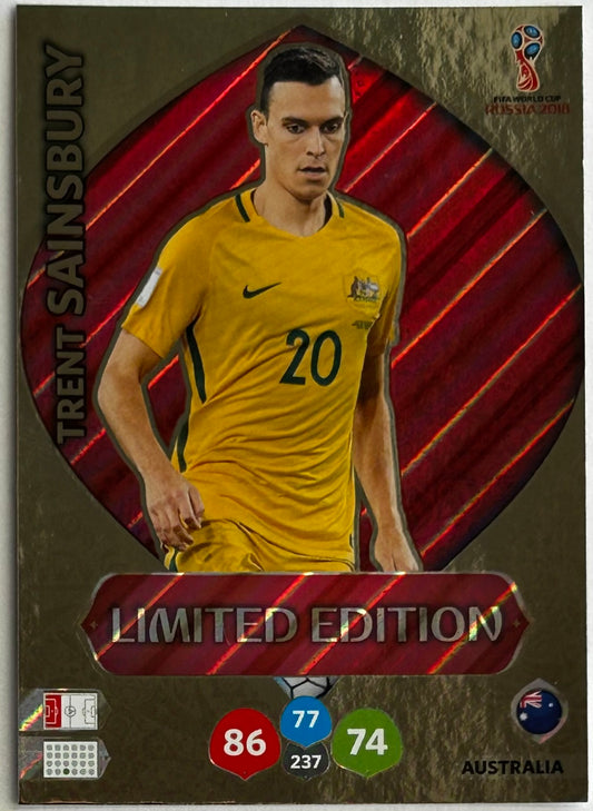 Panini Adrenalyn XL FIFA World Cup Russia 2018 - TRENT SAINSBURY (AUSTRALIA) Limited Edition