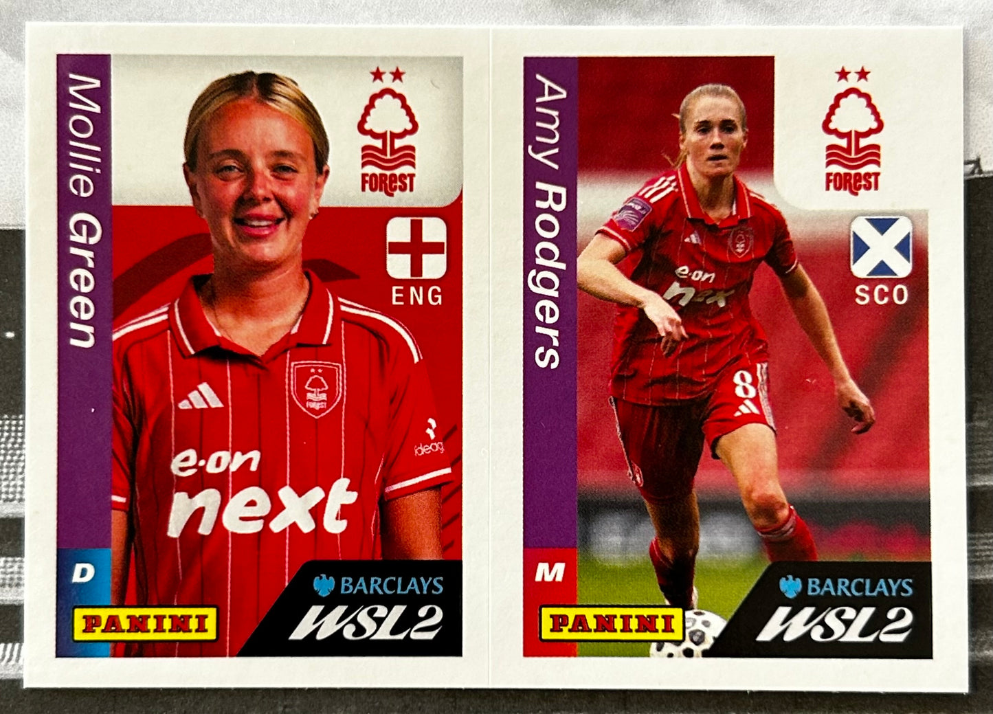 Panini Barclays Women's Super League 2026 Sticker Collection - SINGLE WSL2 STICKERS (#446 - #511)