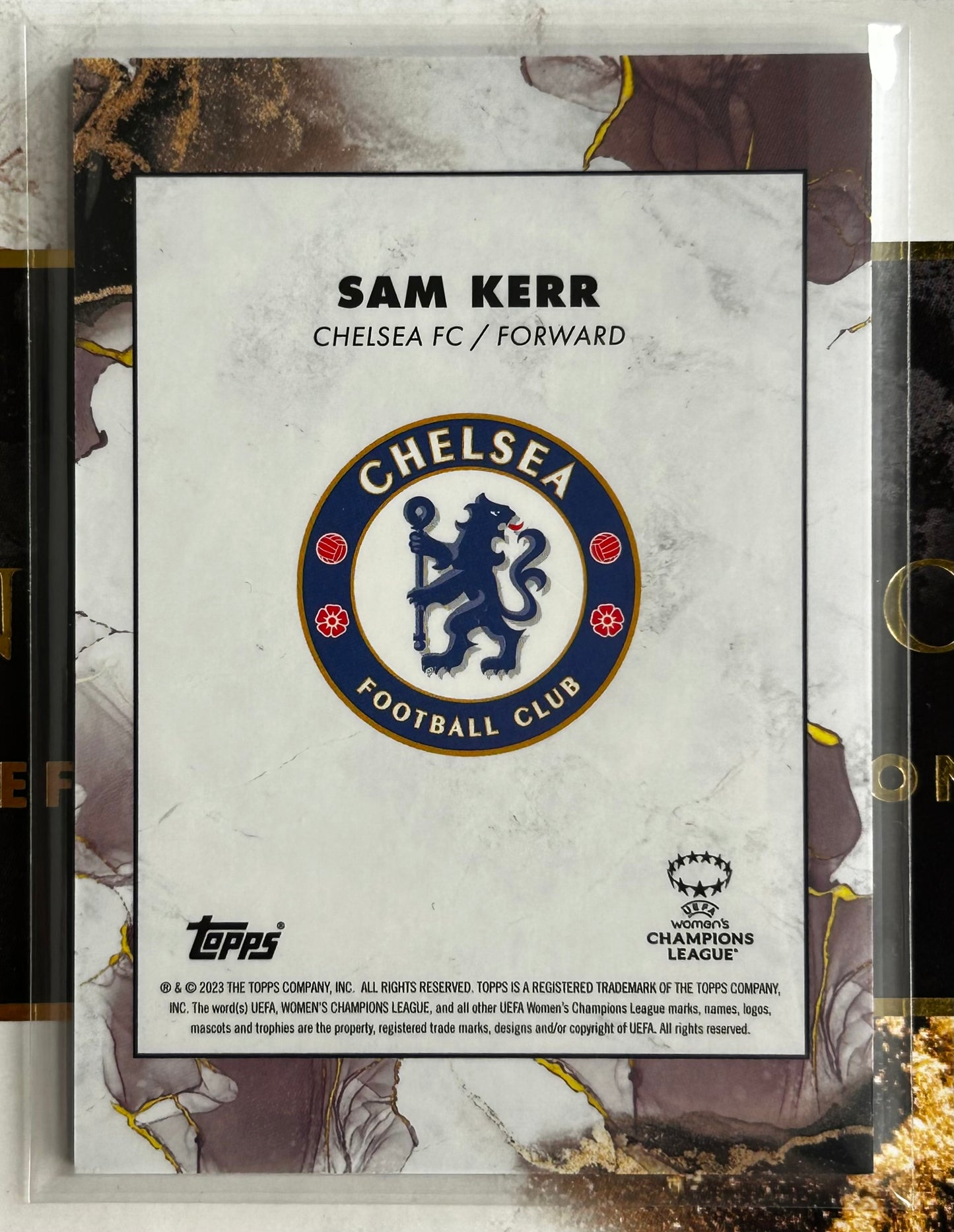 Topps UEFA Inception 2023 - SAM KERR (CHELSEA) UWCL Base