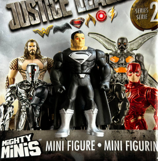 DC Justice League Mighty Minis - SUPERMAN (BLACK SUIT) Series 2 Mini Figure