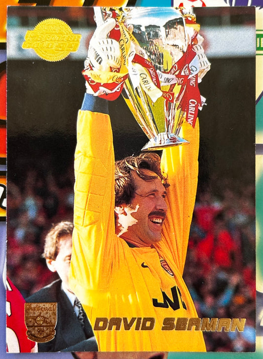 Merlin's Premier Gold 99 Trading Cards - DAVID SEAMAN (ARSENAL) #1