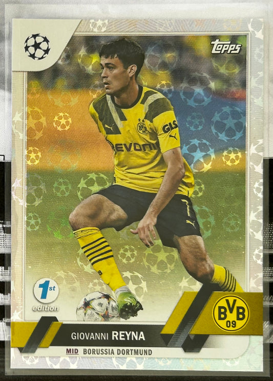 Topps UEFA Club Competitions 1st Edition 2022-23 - GIOVANNI REYNA (BORUSSIA DORTMUND) Starball #69