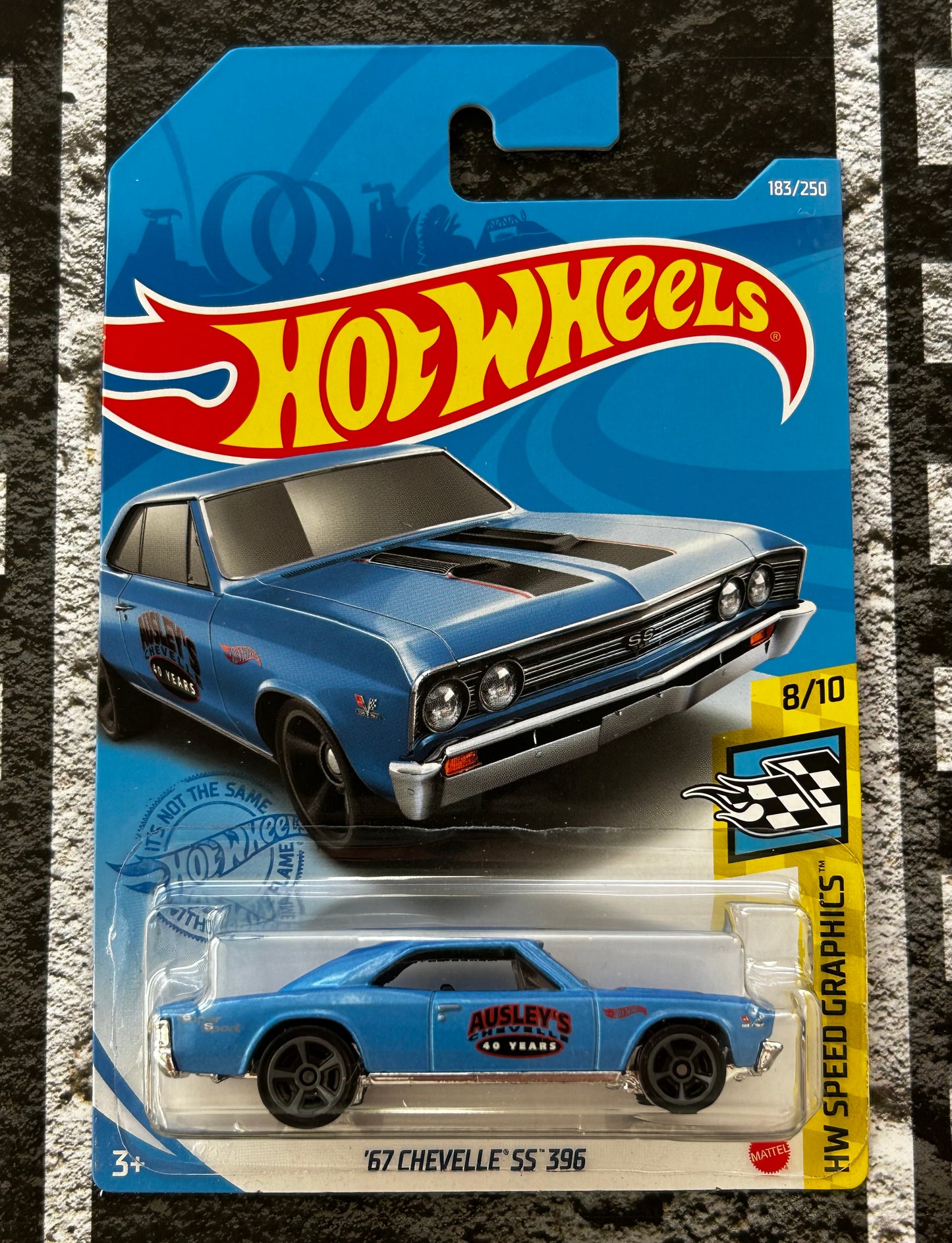 Mattel Hot Wheels Diecast Basic 1:64 - '67 Chevelle SS 396 HW Speed Graphics