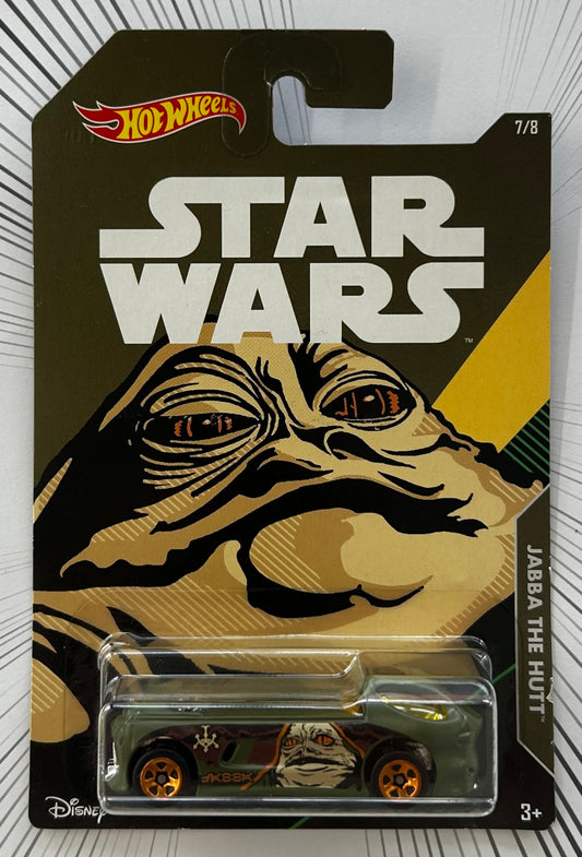 Mattel Hot Wheels Diecast 1:64 -  Jabba The Hutt 7/8 Star Wars