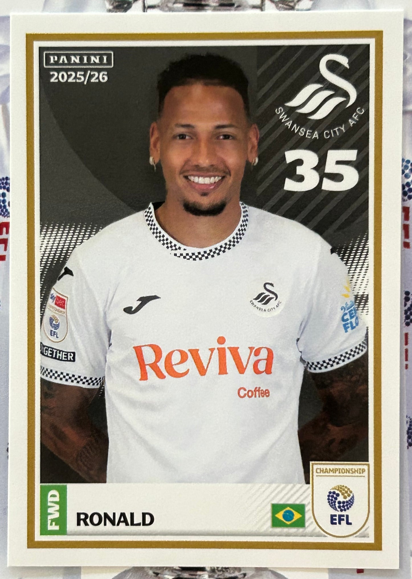 Panini EFL 2025-26 Sticker Collection - Single SWANSEA CITY Stickers (#401 - #418)