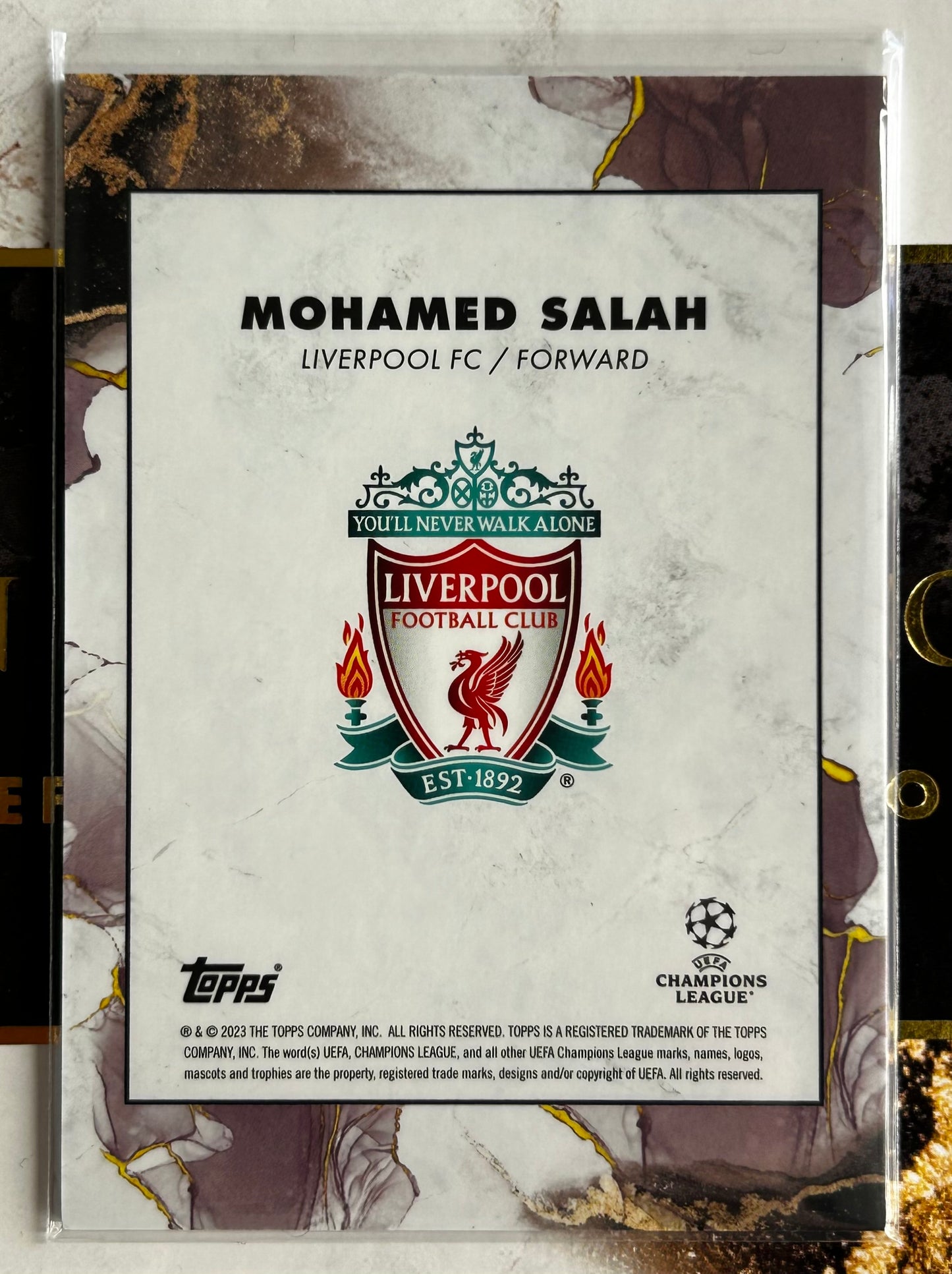 Topps UEFA Inception 2023 - MOHAMED SALAH (LIVERPOOL) Star Quality