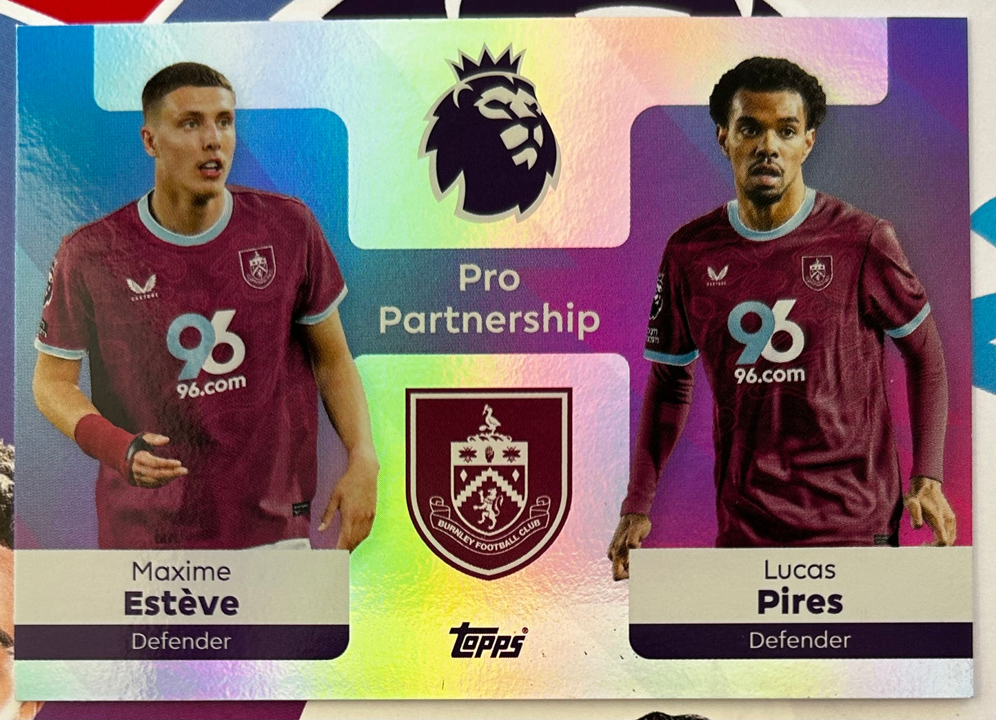 Topps Premier League 2026 Debut Edition - Single PRO PARTNERSHIPS Insert Cards #361 - #380