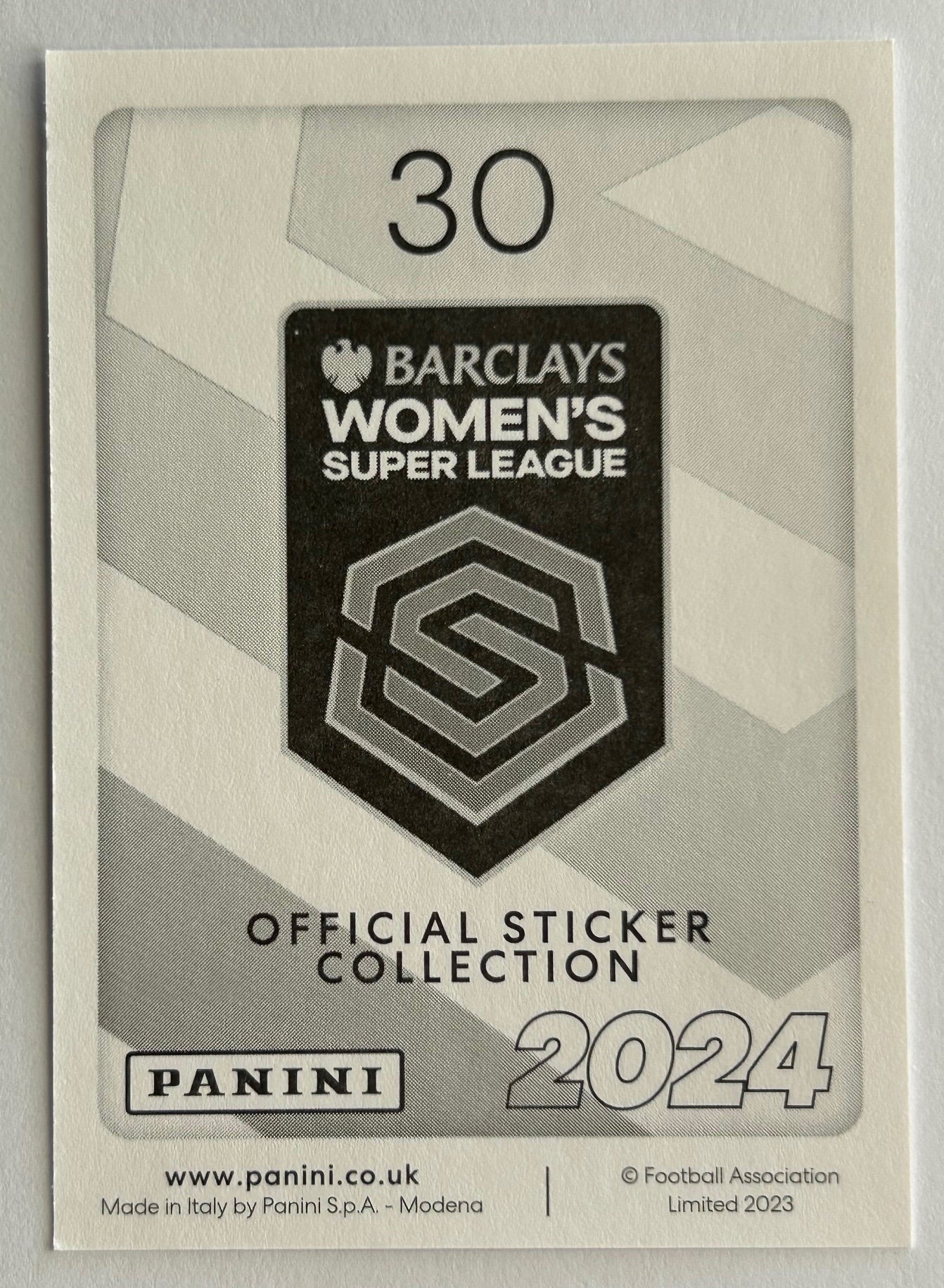 Panini Barclays Women's Super League 2024 - Single SQUAD SNAPSHOT (CHELSEA & EVERTON) Stickers (#26 - #31)