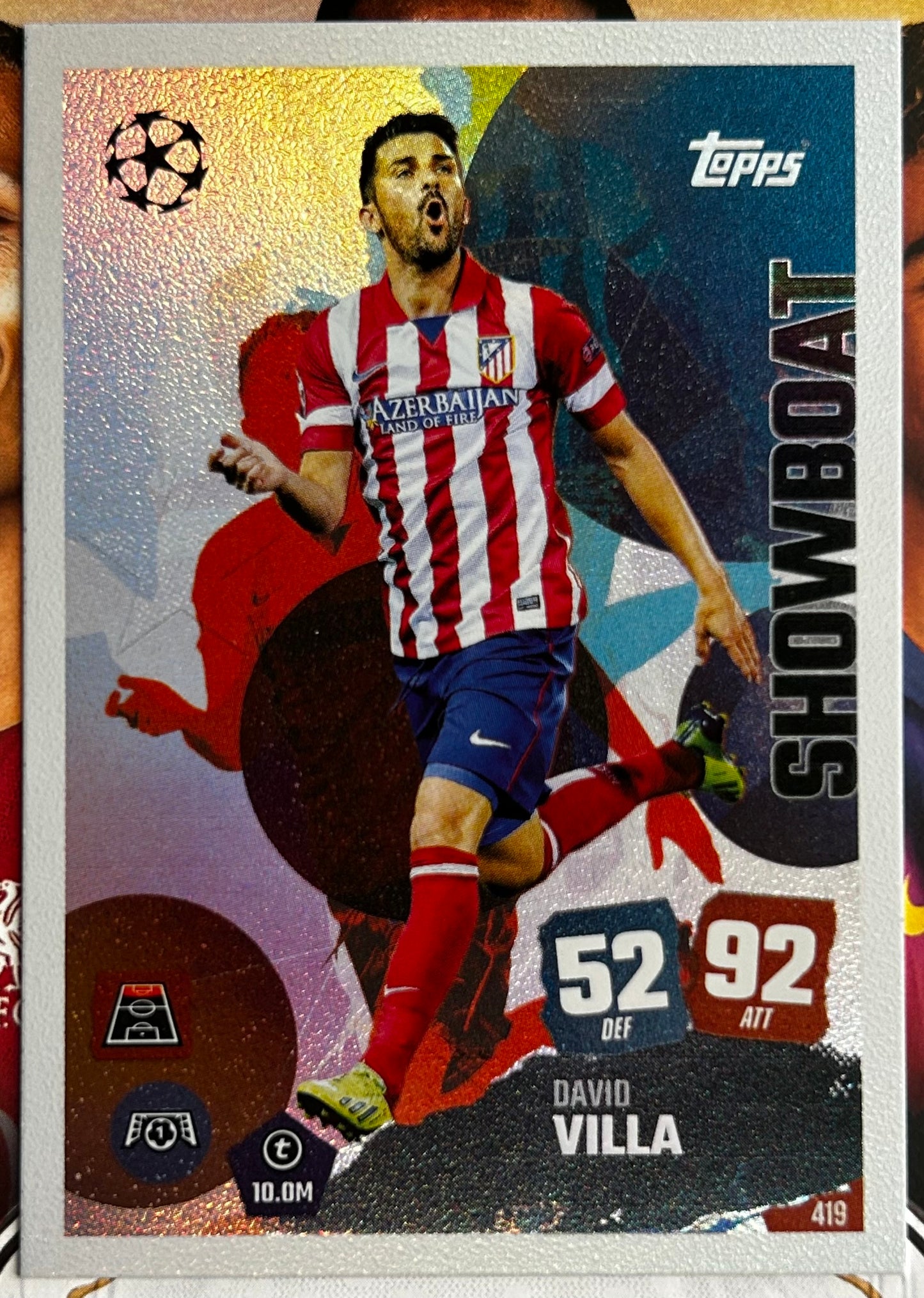 2025-26 Topps UCC Match Attax - SHOWBOAT Rainbow Plus Foil (#415-#423) 1:3 packs