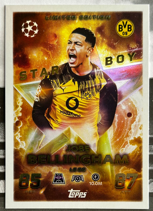 2025-26 Topps UCC Match Attax - JOBE BELLINGHAM (BORUSSIA DORTMUND) Star Boy Limited Edition LE20