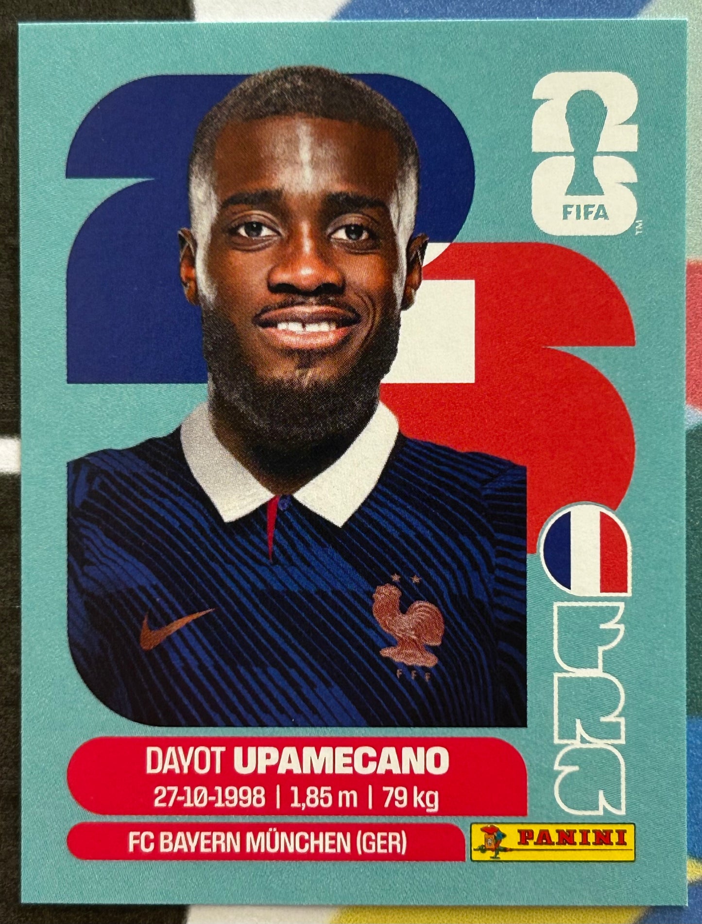 Panini FIFA World Cup 2026 Official Sticker Collection - DAYOT UPAMECANO (FRANCE) FRA7