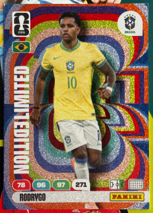 Panini FIFA World Cup 2026 Adrenalyn XL - RODRYGO (BRAZIL) Limited Edition